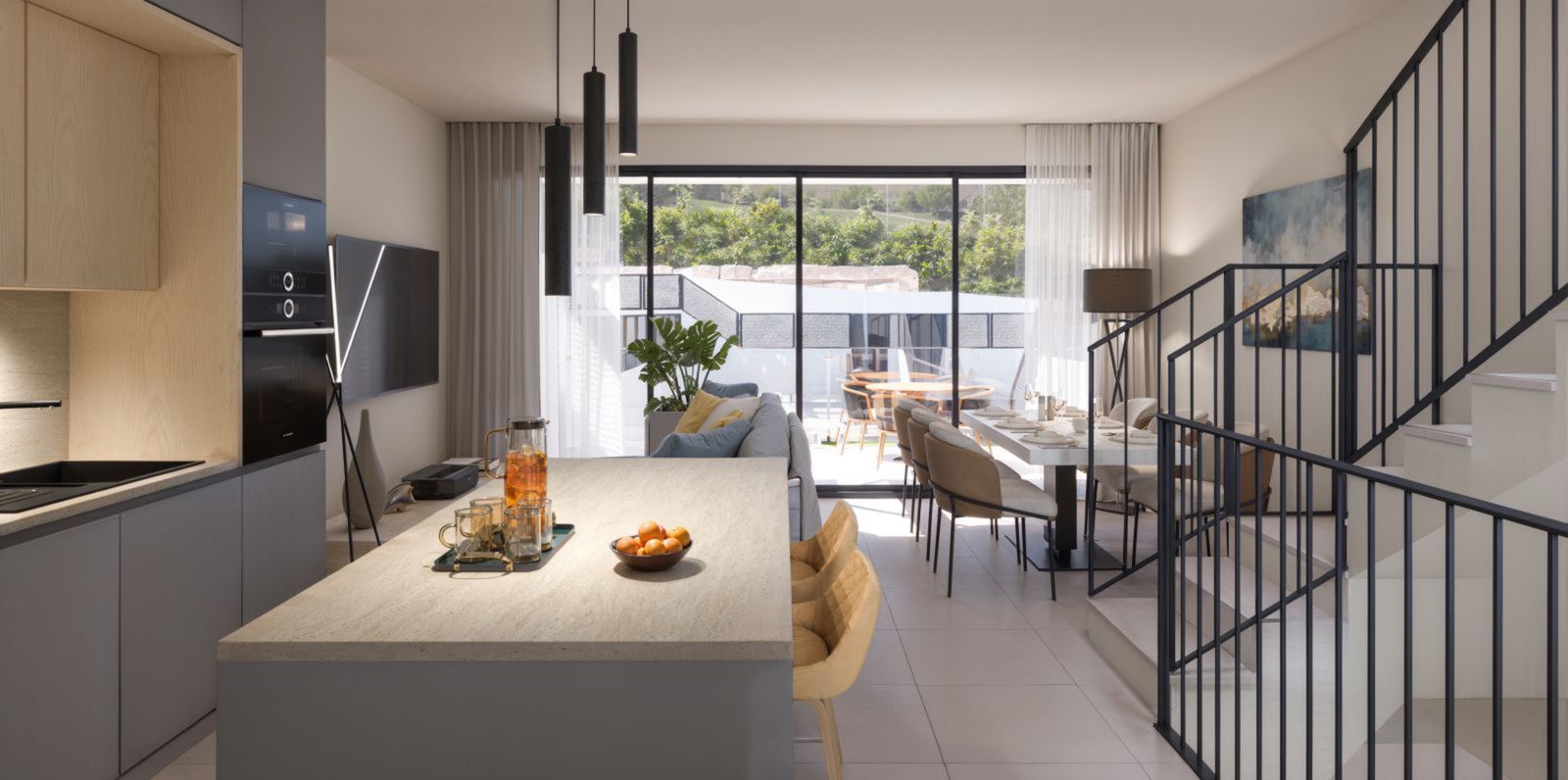 04 modern open plan kitchen dining